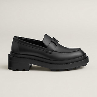 モカシン 《ルーブル》 - ブラック | Hermès - エルメス-公式サイト
